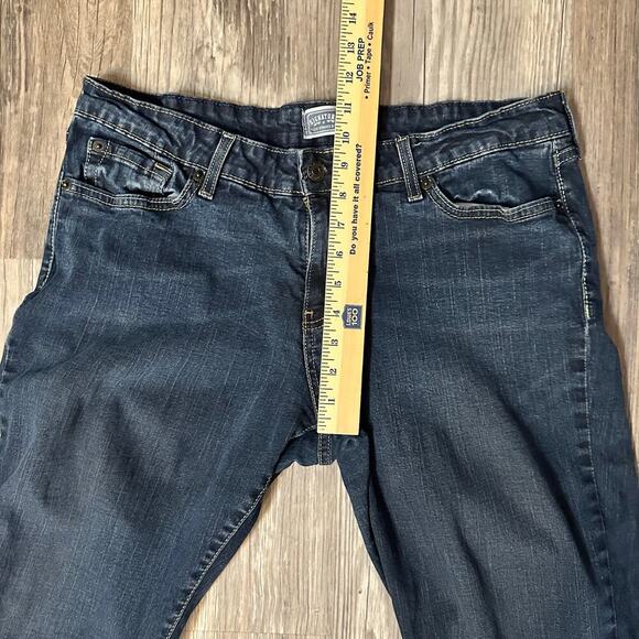 Signature by Levi Strauss Modern Straight Women's size 16S Dark Blue Denim Jeans - Picture 4 of 8